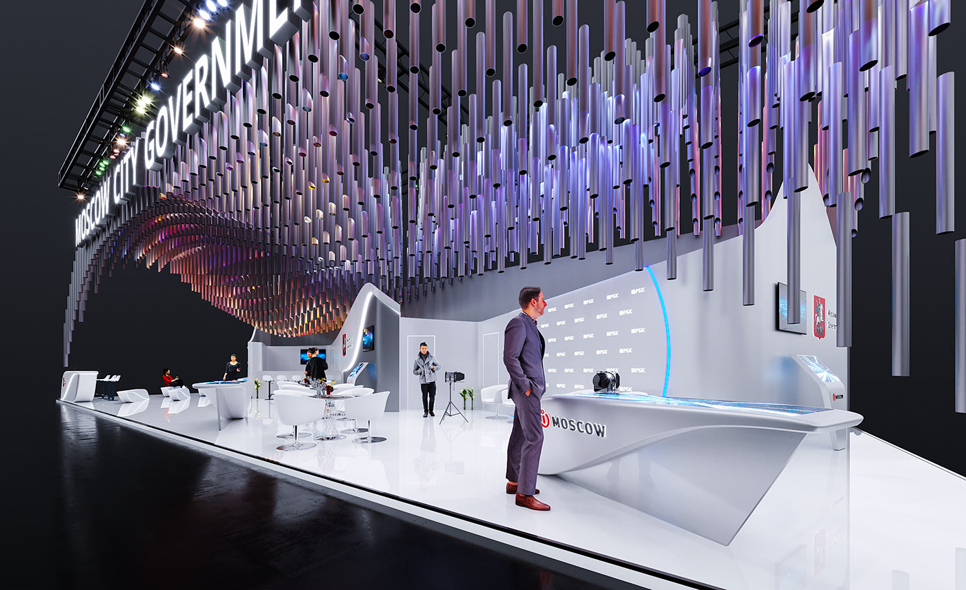 吊頂展臺設(shè)計案列