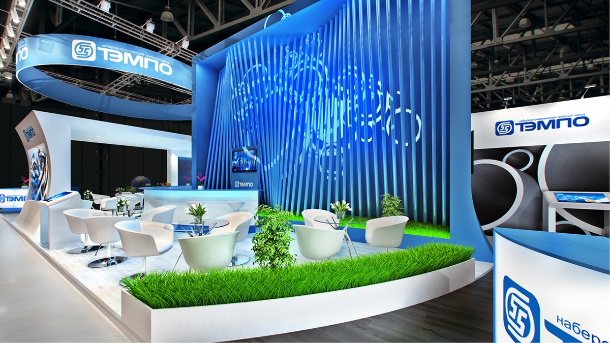 吊頂展臺內(nèi)部細(xì)節(jié)圖