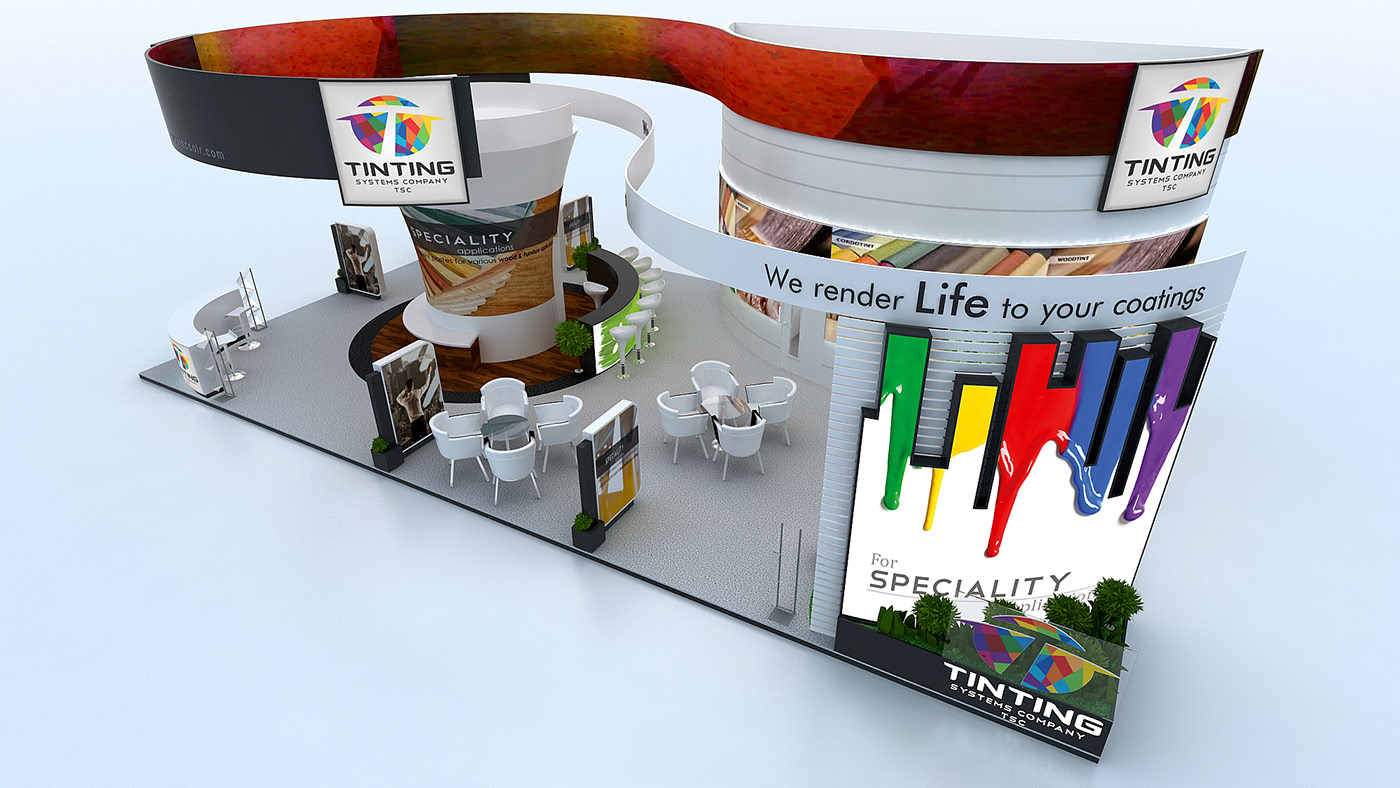 TIN TING展臺設(shè)計(jì)